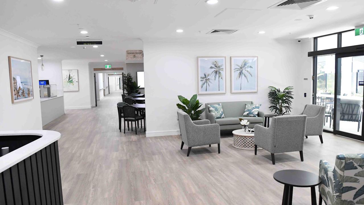 The 120-room aged care home at Little Mountain is ready to open. Picture: Patrick Woods.