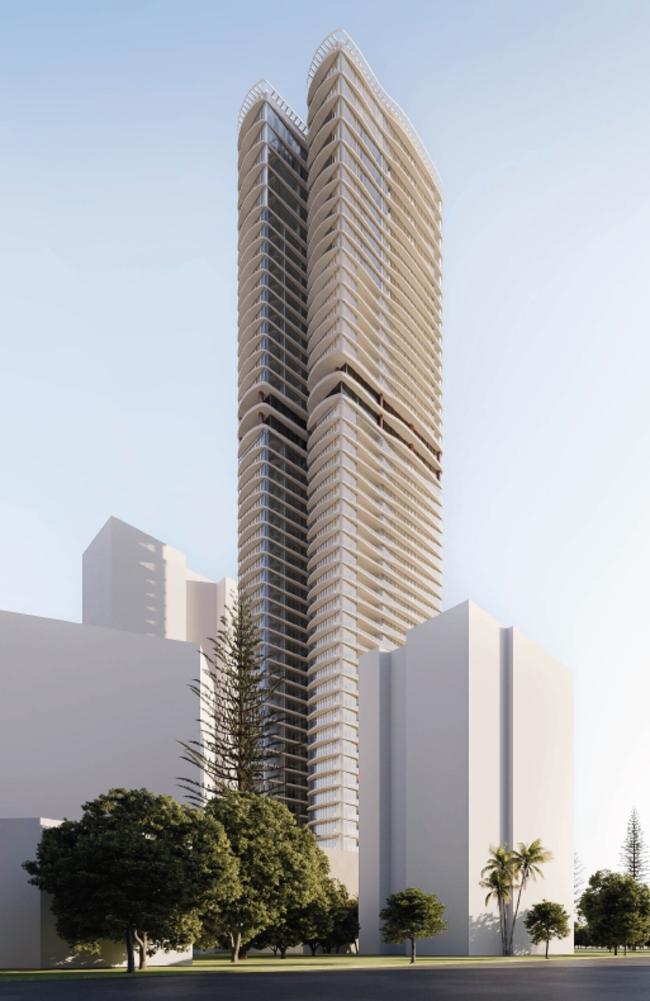 Artist impression of The Sandpiper development proposed by Pollycell. Picture: Supplied