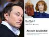 Elon’s savage response to banned comedian