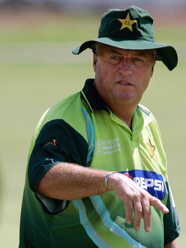 Cricket coach Bob Woolmer, who died in Jamaica in 2007.