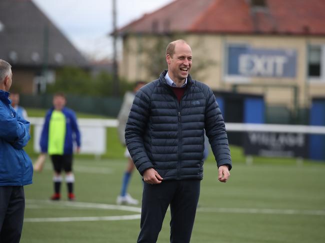 Prince William seemed in good spirits despite his brother’s latest comments. Picture: Getty Images