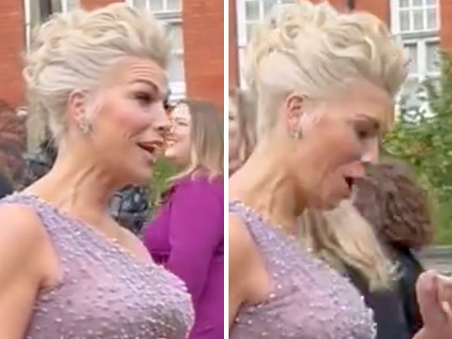 Hannah Waddingham has called out a photographer on the red carpet. Picture: X