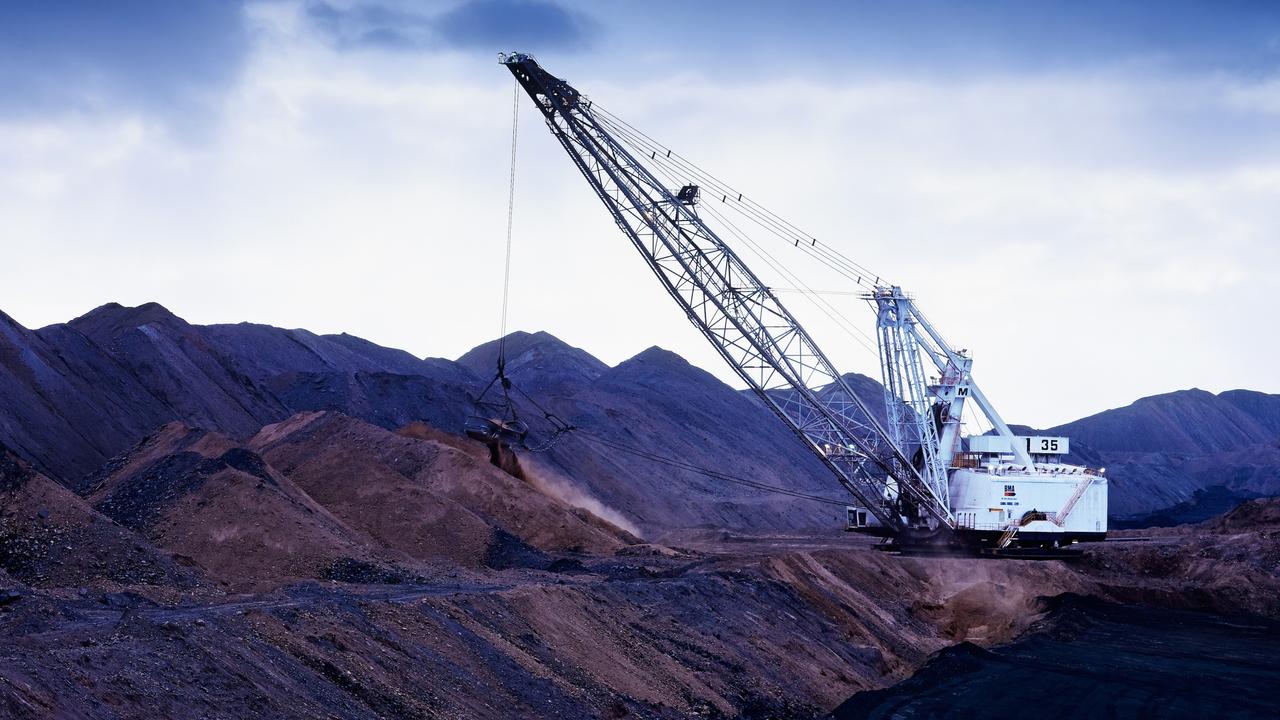 Operations at BHP’s Caval Ridge coking coal mine in central Queensland. BHP is spruiking the synergies that could be gained by combining Anglo’s assets into BHP’s portfolio of mines. Picture: BHP