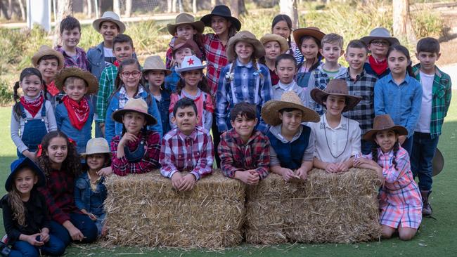 St Mary's Catholic Primary School raised more than $7000 to help the farmers. Picture: Kitty Beale