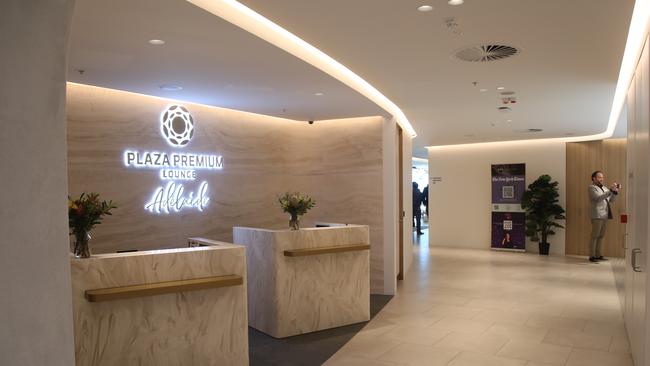 The pay-as-you-go Plaza Premium Lounge for international departures has opened at Adelaide Airport. Picture Dean Martin