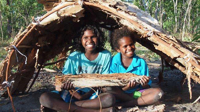 Bruce Martin's bush camp for kids in Aurukum