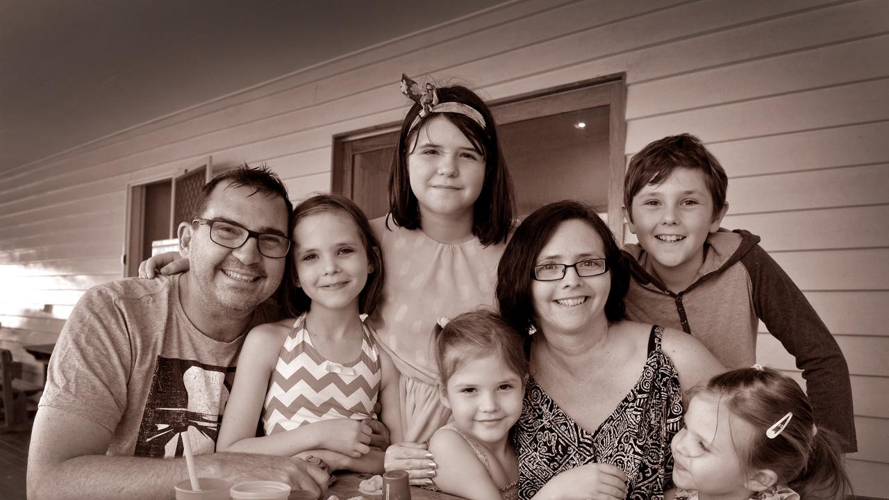 Bruce Devereaux and his family. Photo Patrick Woods / Gympie Times