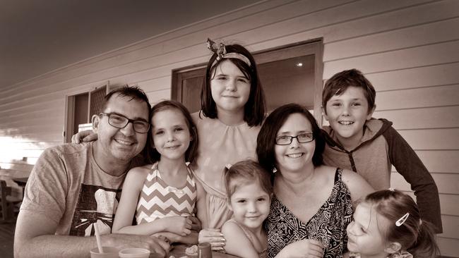 Bruce Devereaux and his family. Photo Patrick Woods / Gympie Times