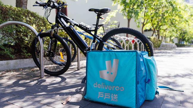 Food delivery service Deliveroo went into voluntary administration in Australia this week. Picture: NCA NewsWire / David Swift