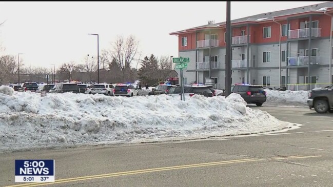 Massive police presence outside Stillwater apartment complex