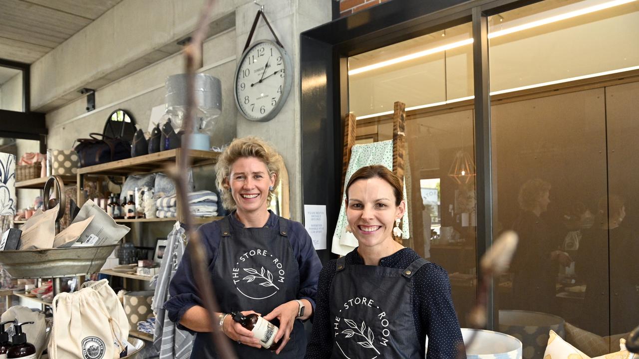 The Store Room owners Inky Barwick (left) and Jill Bliss.