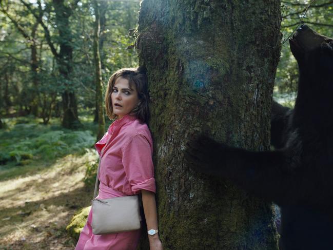 Keri Russell in a scene from the movie Cocaine Bear for SMARTdaily.