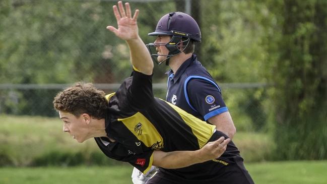 Richmond paceman Mitchell Perry. Picture: Valeriu Campan