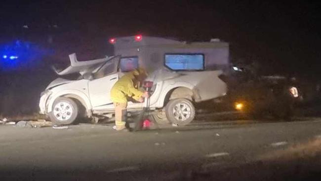 Emergency crews have attended a serious two vehicle crash along Strathdickie Rd in the Whitsundays on Sunday, August 20, 2023. Picture: Estelle Sanchez