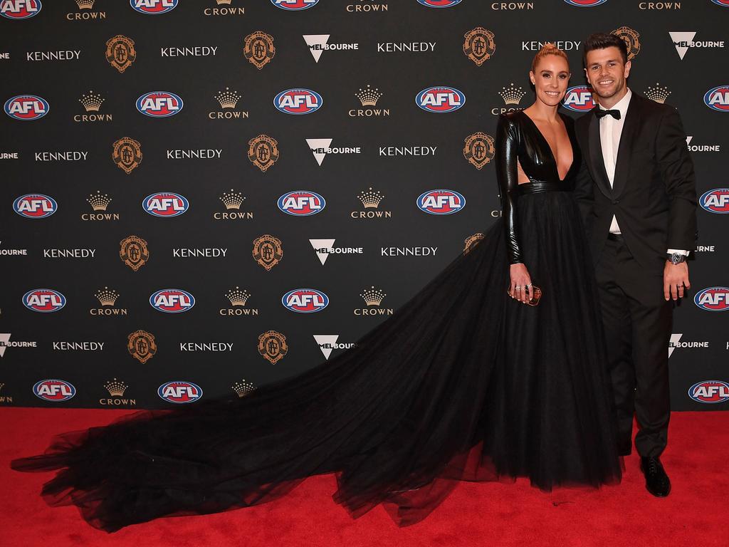 The Cotchins at the Brownlow. Picture: AAP