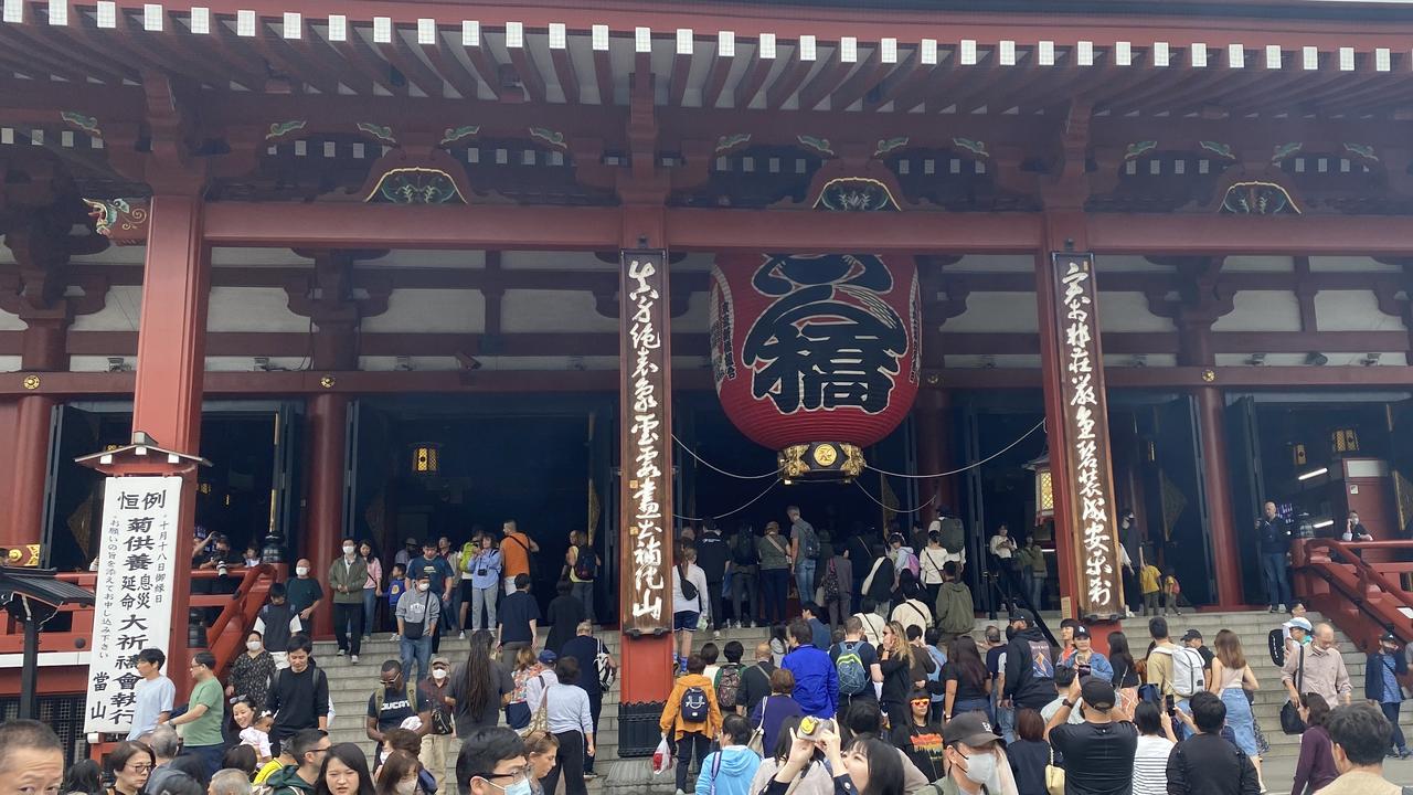 Tokyo's Senso-Ji Buddhist Temple was as mystical, alluring and spiritually wonderful as you would expect from one of the oldest temples in Japan. Picture: Supplied