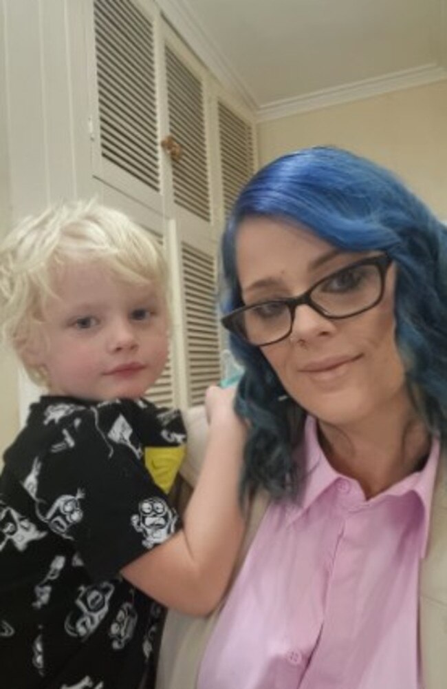 Jasmine Spence with her son Theodore Yarnold. Picture – contributed.