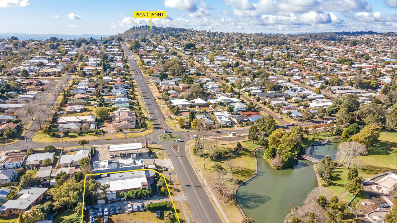 FOR SALE: A longstanding commercial building on Perth Street in Rangeville has hit the market, with potential buyers looking at turning it into units overlooking the nearby Lake Annand.