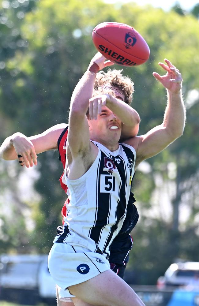 Morningside Vs Sherwood playing in the colts AFL semi final. Saturday September 7, 2024. Picture, John Gass