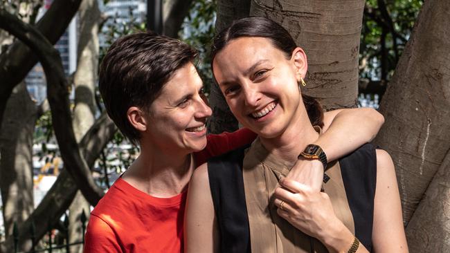 Nicole and Olivia were married in April to mark five years since the same sex marriage postal survey.