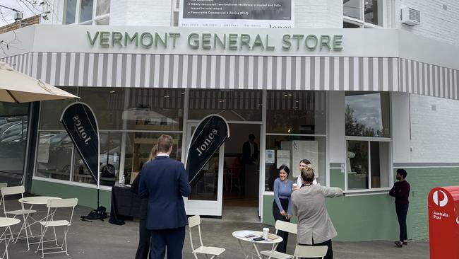 The Vermont General Store building sold for more than $1.5m at auction on December 10. Picture: Kiel Egging.