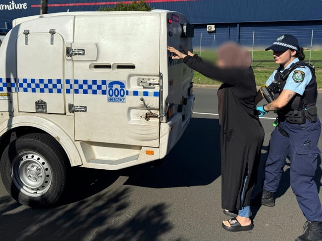 Police making another arrest. Picture: NSW Police