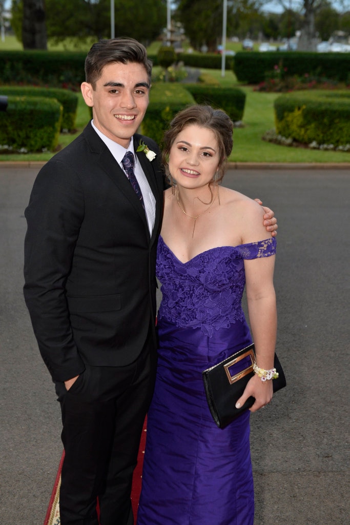 Ryley Edser and Luci Bain Concordia formal at Redlands campus, Thursday, November 16, 2017. Picture: Kevin Farmer