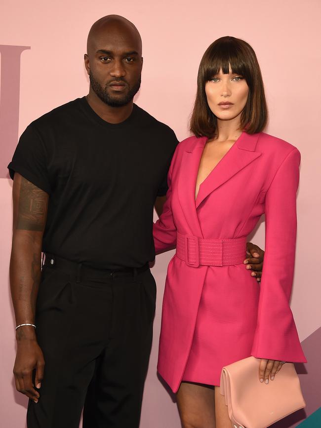 With Bella Hadid at the 2017 CFDA Fashion Awards. Picture: Dimitrios Kambouris/Getty Images