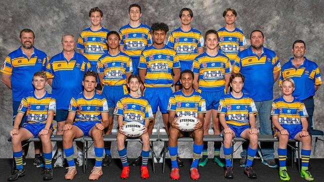 The Norths Blue under-14 rugby league team that made this year's grand final.
