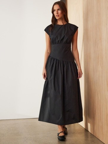 Atmos&Here Sara Cotton Sateen Midi Dress. Picture: THE ICONIC.