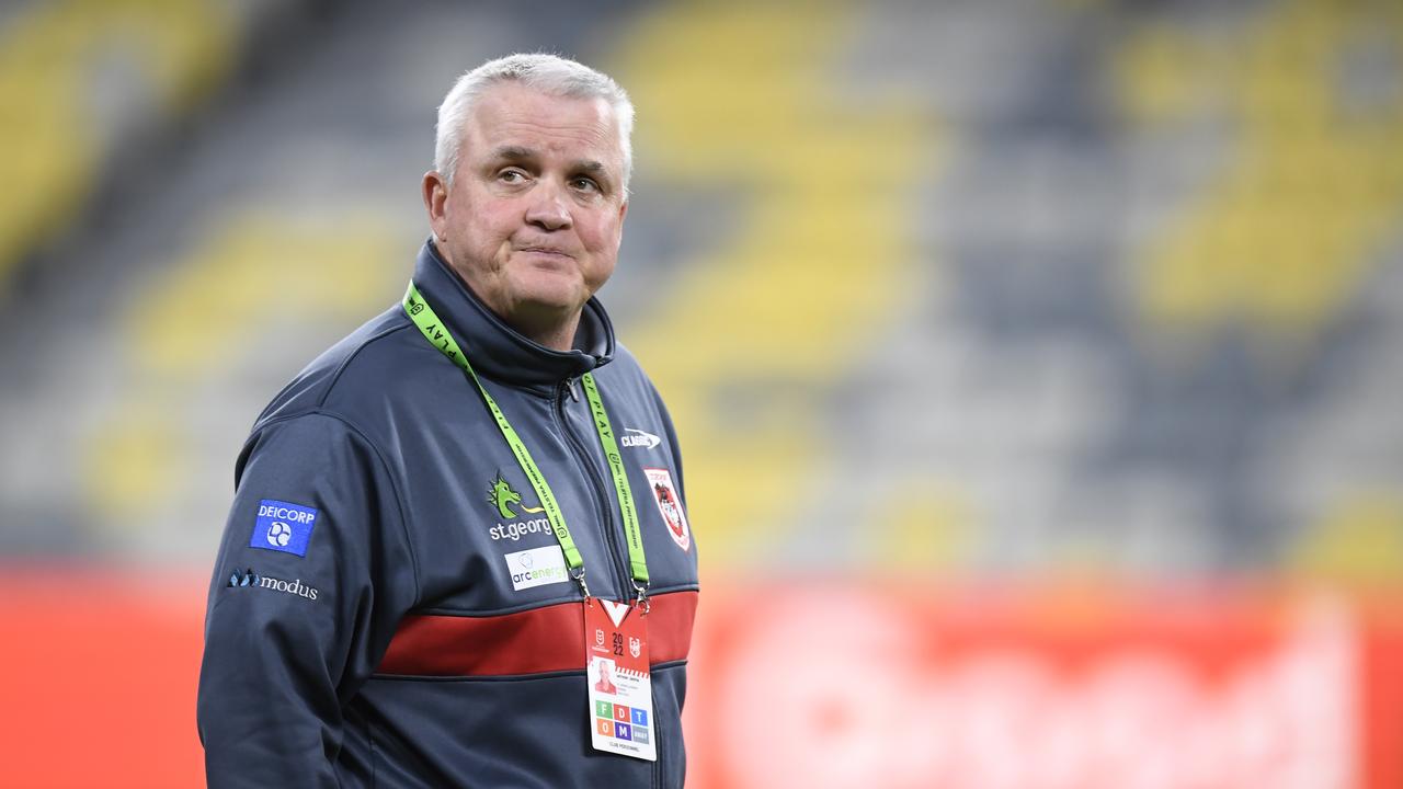 St George Illawarra Dragons coach Anthony Griffin. Picture: NRL Photos