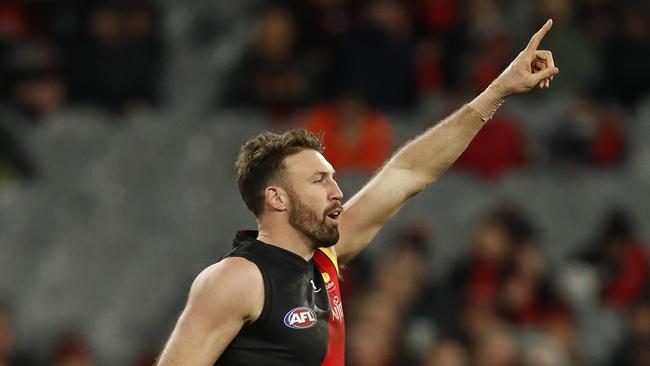 Cale Hooker has struggled to hit the scoreboard in recent weeks. Picture: Darrian Traynor/AFL Photos/via Getty Images