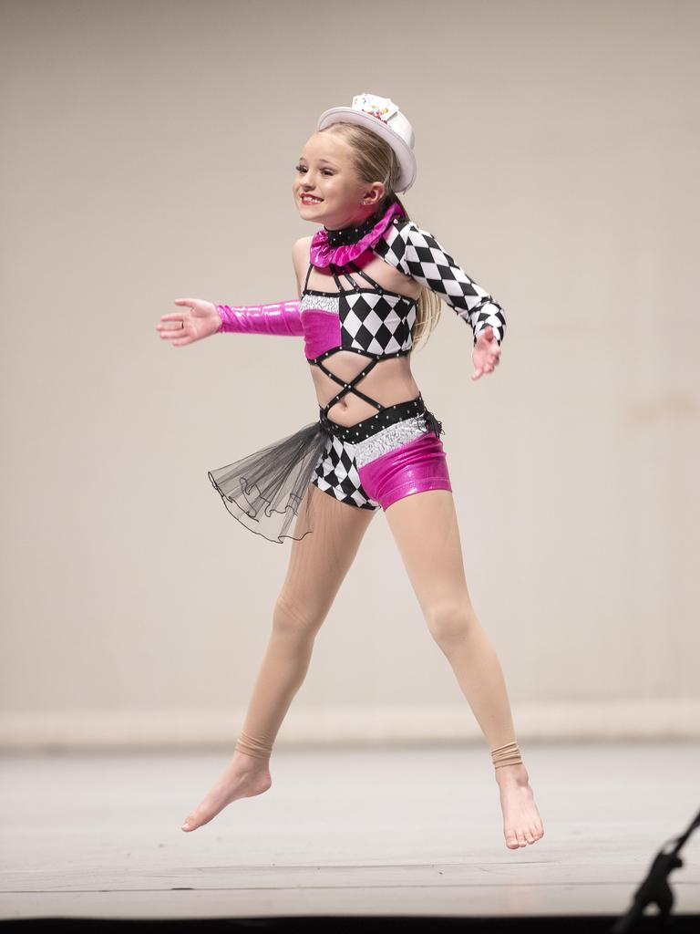 8 Years Song and Dance Solo. Zahlia Goss during the Southern Tasmanian Dancing Eisteddfod, Wrest Point. Picture: Chris Kidd