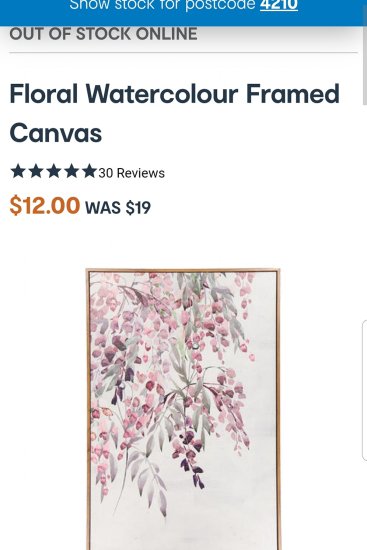 Kmart canvas deals prints