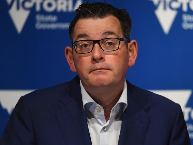 Victorian Premier Daniel Andrews addresses the media during a press conference in Melbourne, Tuesday, June 23, 2020. Premier Andrews has announced that Victoria has recorded 17 further cases of Coronavirus. (AAP Image/James Ross) NO ARCHIVING