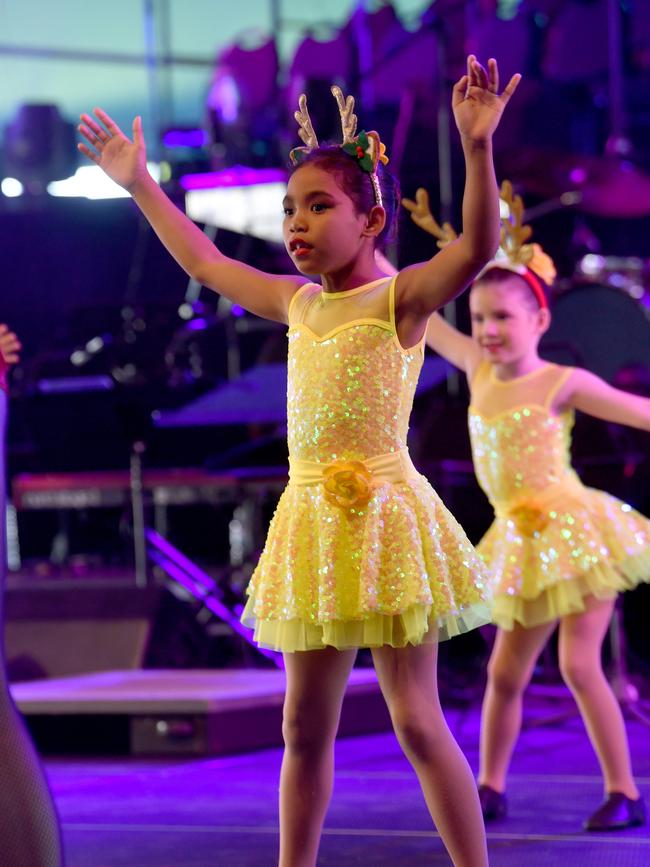 Carols by Candlelight at Riverway 2022. Performer from Croft-Gilchrist School of Dance. Picture: Evan Morgan