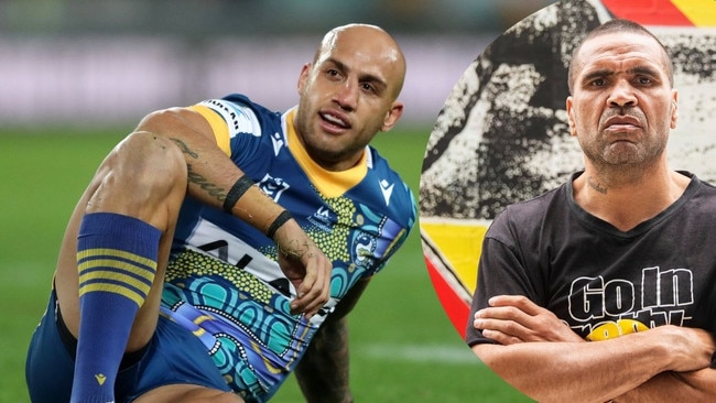 Anthony Mundine (inset) has come out in support of his mate Blake Ferguson.