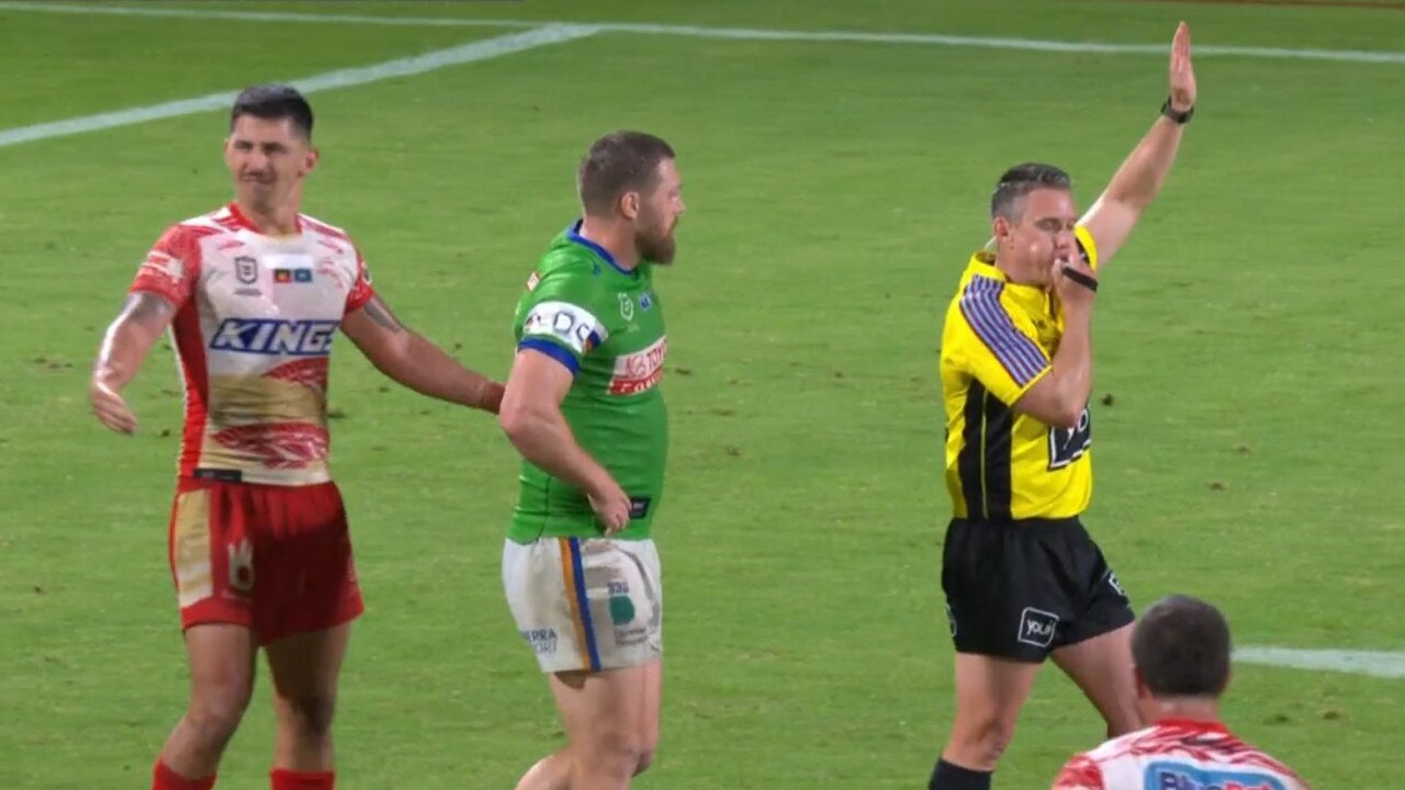 Jeremy Marshall-King couldn't believe it. Photo: Fox Sports