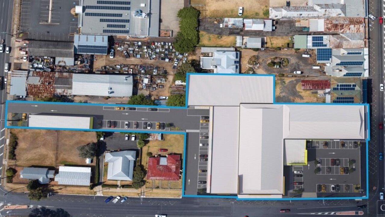 Business firm Colliers have announced plans to transform the former site of Bunnings on Palmerin St into a real estate precinct, dubbed Home &amp; Co (Photo: Colliers)