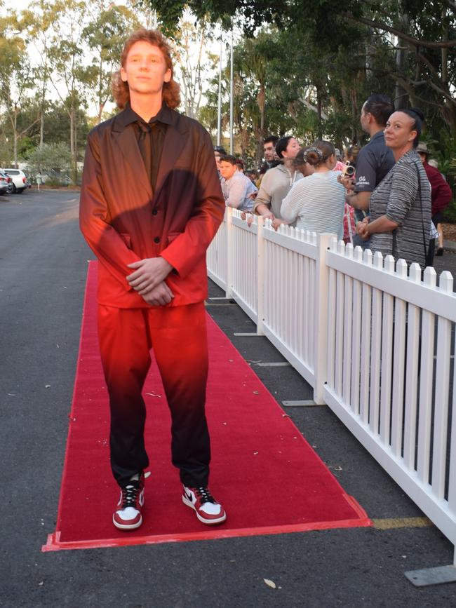 Jacob Trenaman at the North Rockhampton High School Formal 2023.
