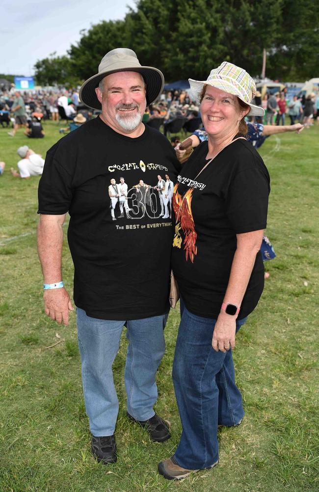 Peter and Anthea McKewen at Sounds of Rock 2024 in Hervey Bay. Picture: Patrick Woods.