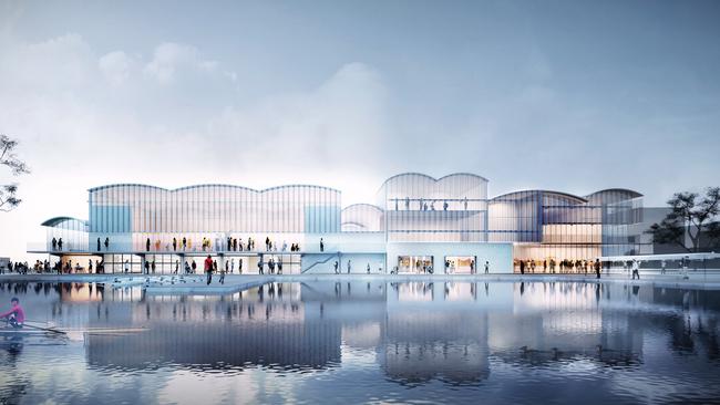 An artist's impression of what the new Powerhouse on Albert Park lake. Picture: Supplied