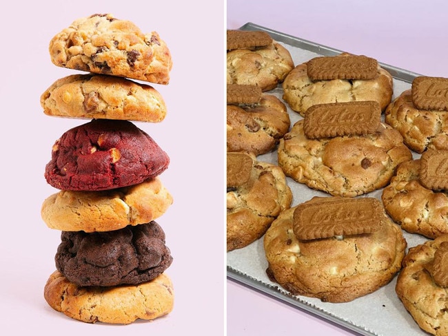 The famous chunky cookies baked fresh daily from Brisbane's Brooki Bakehouse. Pictures: Instagram.