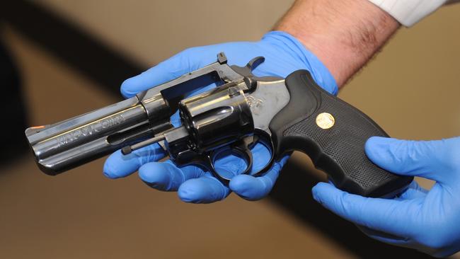 Police allegedly found a handgun in the teen’s jacket pocket. (Generic photo)