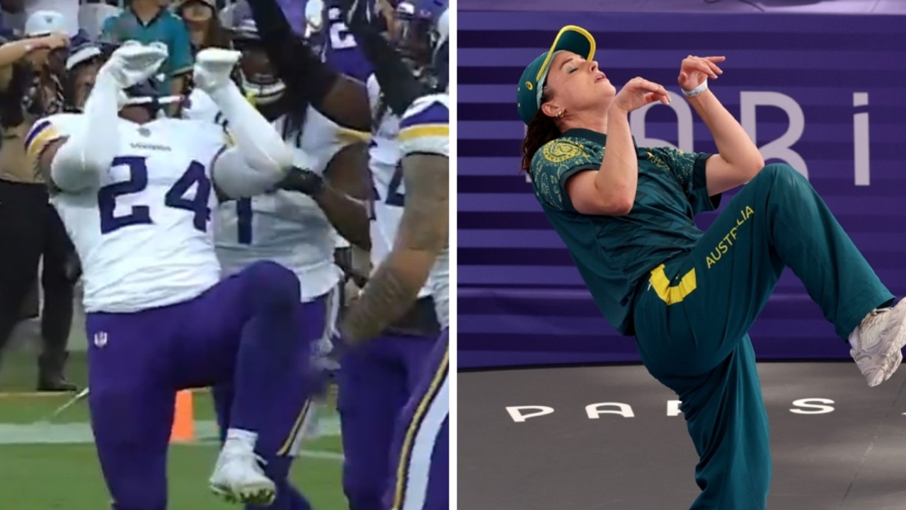 NFL star admits he’s ‘a big fan’ of Raygun after hilarious tribute to Aussie breakdancer