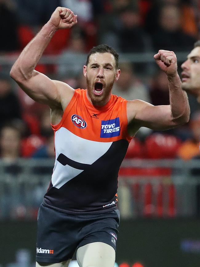 Shane Mumford is an elite ruckman when fit. Picture: Phil Hillyard