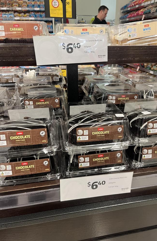 Mud cakes are now $6.40. Picture: Reddit