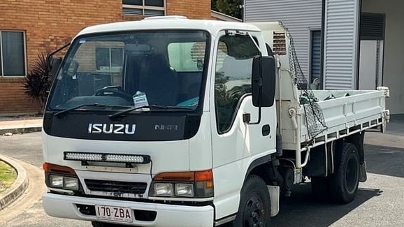 Police are attempting to trace the movements of this white Isuzu truck in relation to the death of Janet Guthrie.