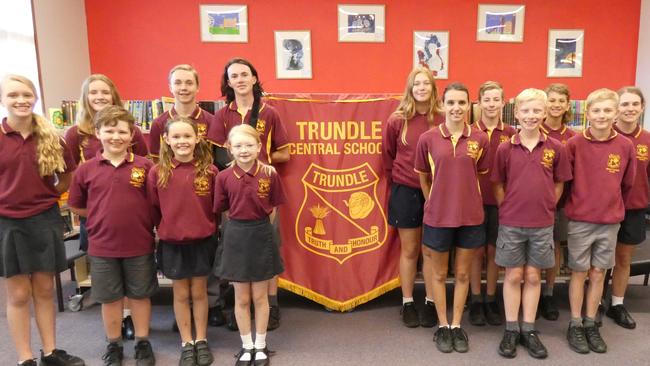 Students from Trundle Central School. Photo: Supplied