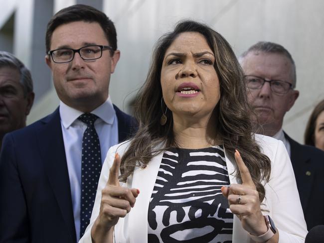 Nationals Leader David Littleproud and Jacinta Nampijinpa Price. Picture: NCA NewsWire / Gary Ramage